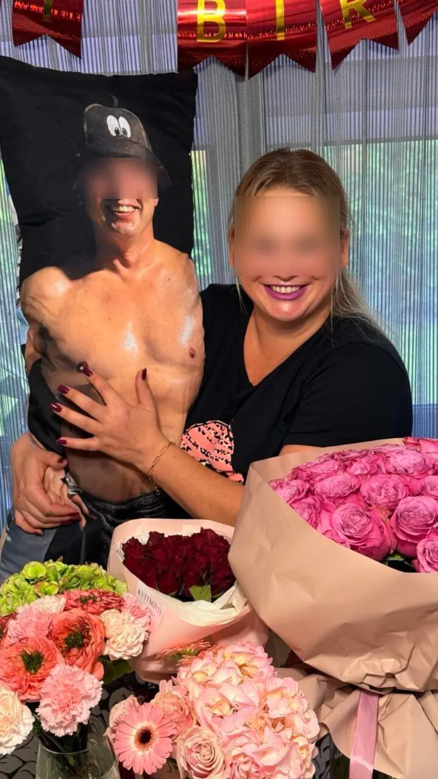 Фото клієнта на подушці